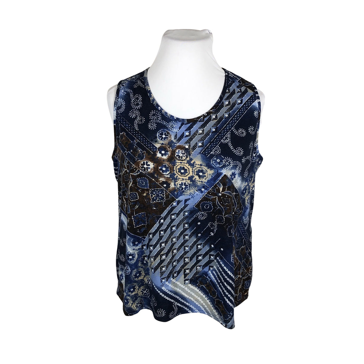 Unisex Bonita - Trikotaažist topp, suurus 42 - Sinine (1)