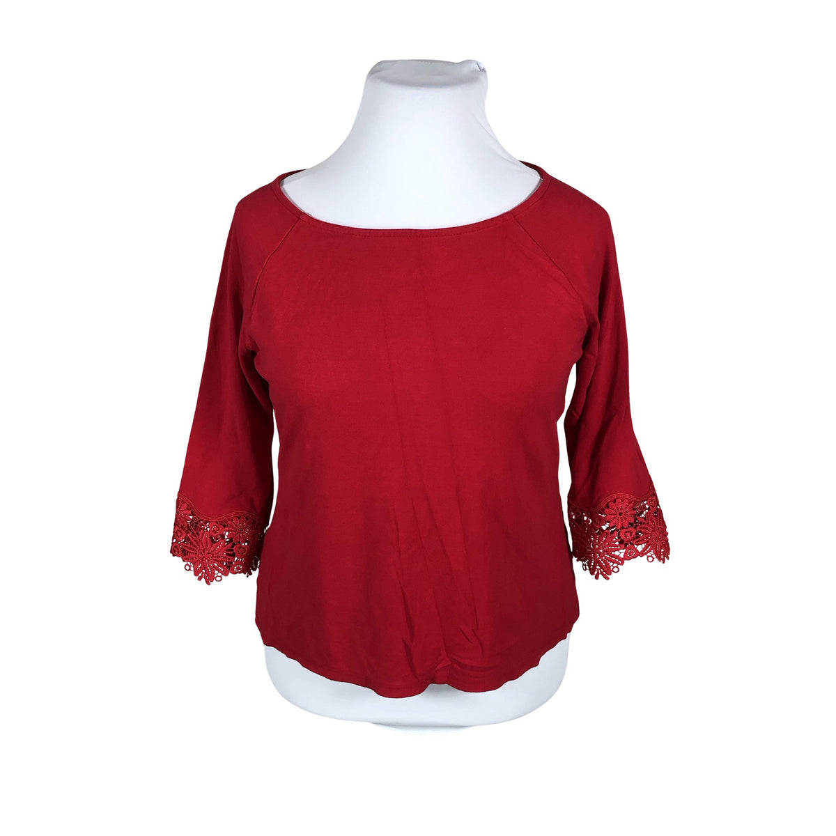 Unisex s.Oliver - Trikotaažist pluus, suurus 44 - Punane (1)