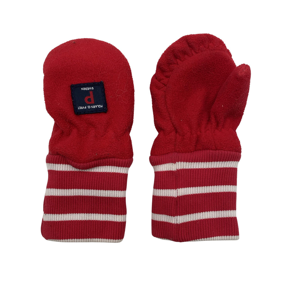 Unisex Polarn O. Pyret - Labakindad, suurus 1 - 2 vuotta - Punane (1)