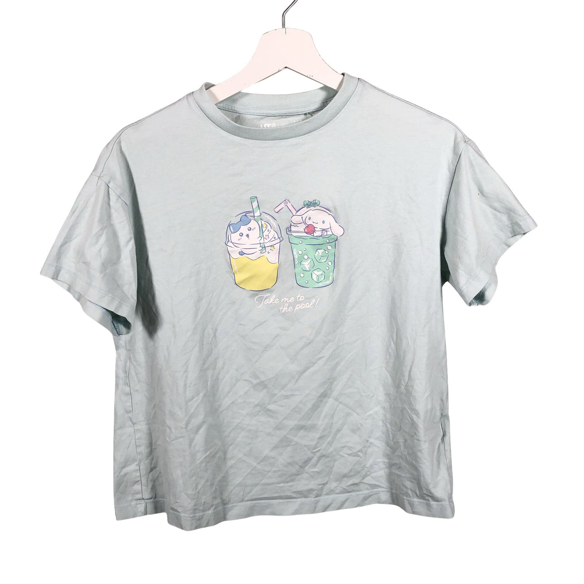 Unisex Uniqlo - T-särk, suurus 152 - 158 - Helesinine (1)