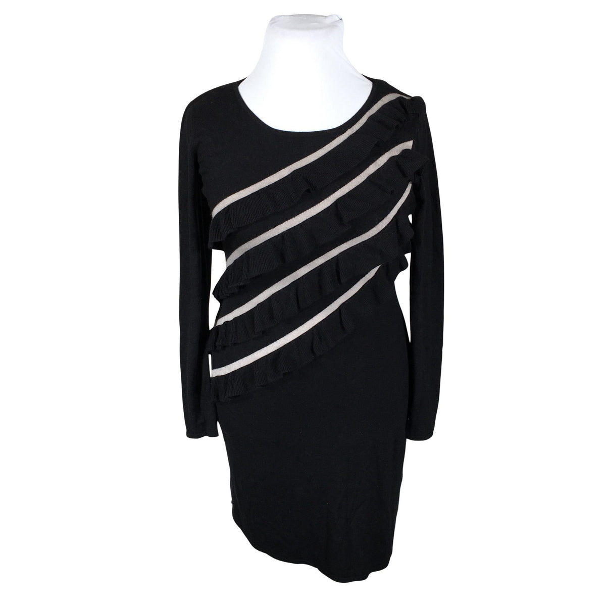 Unisex Derhy - Kootud kleit, suurus 42 - Sinine (1)