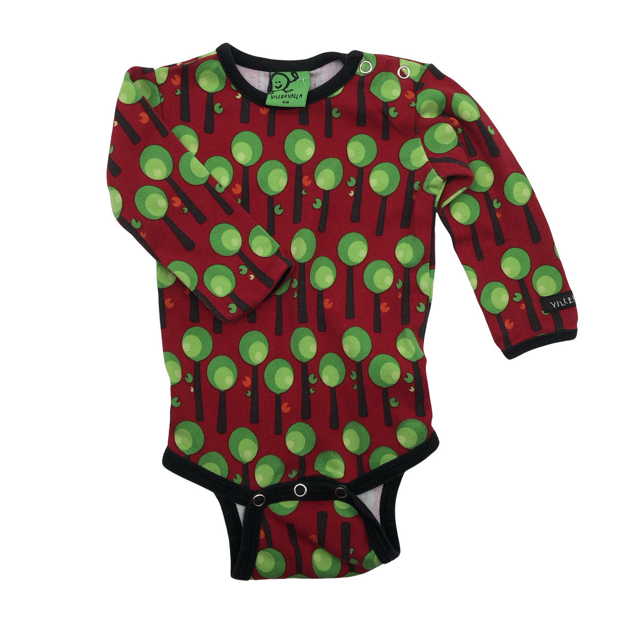 Unisex Villervalla - Bodi, suurus 62 - 68 - Punane (1)