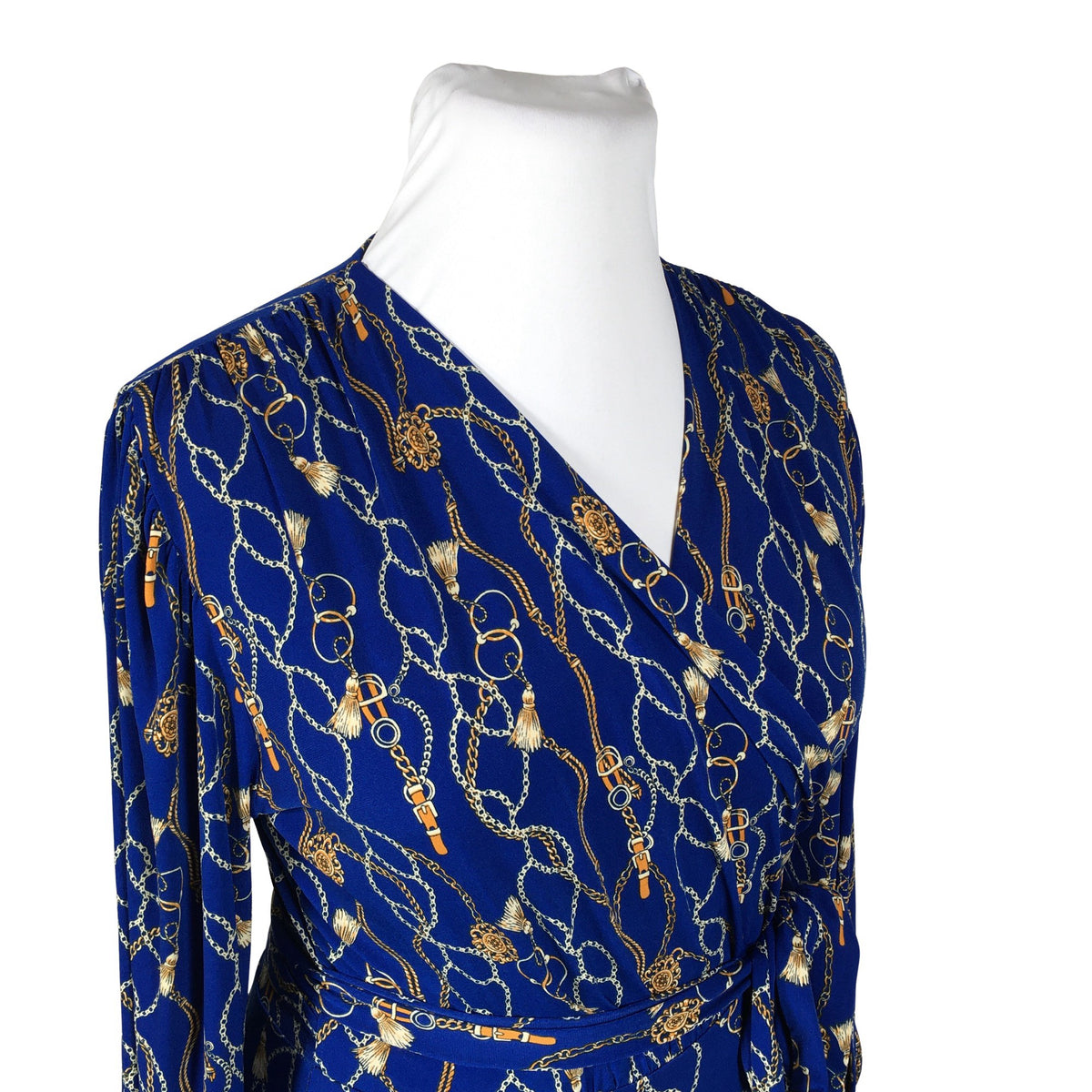 Unisex Donna Nordica - Trikotaažist kleit, suurus 42 - Sinine (3)