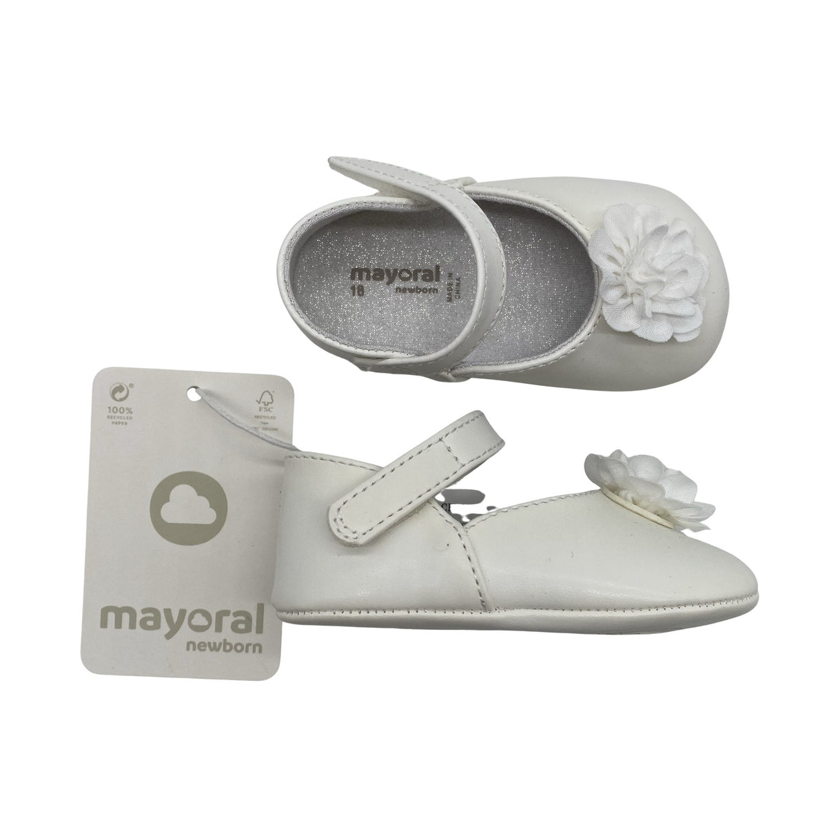Unisex Mayoral - Pidulikud baleriinad, suurus 18 - Valge (1)
