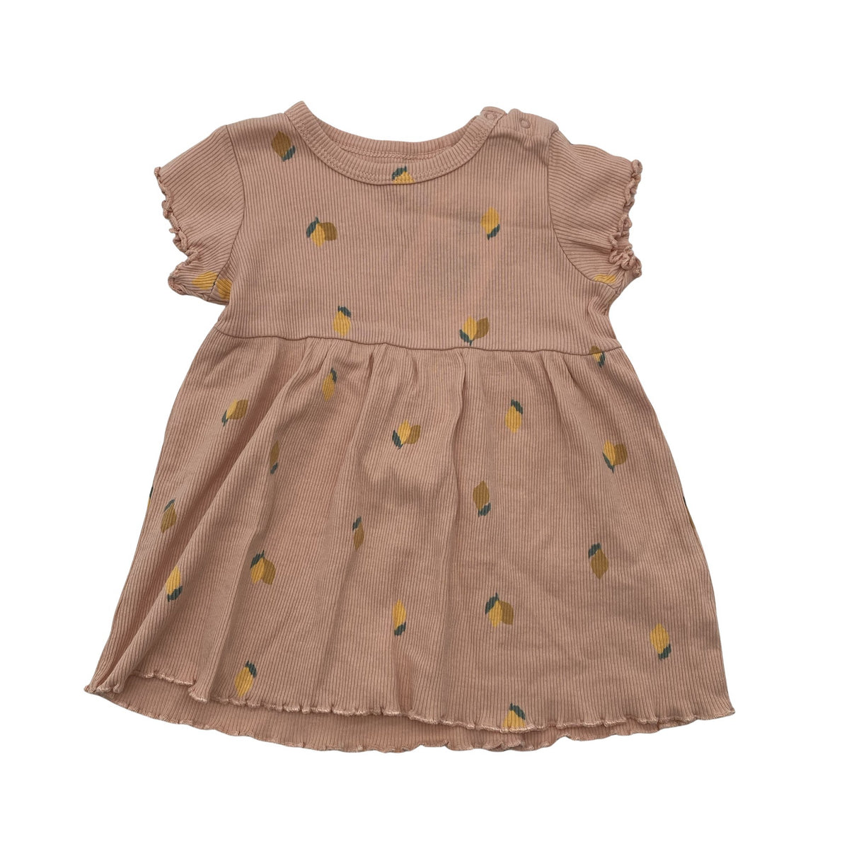 Unisex Lindex - Trikotaažist kleit, suurus 56 - 62 - Heleroosa (1)