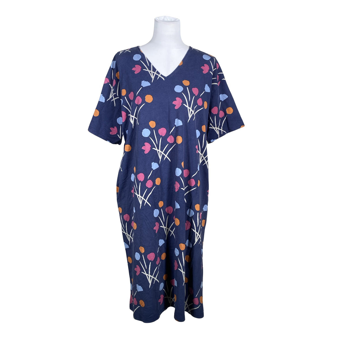 Unisex Uniqlo - Trikotaažist kleit, suurus 38 - Sinine (1)