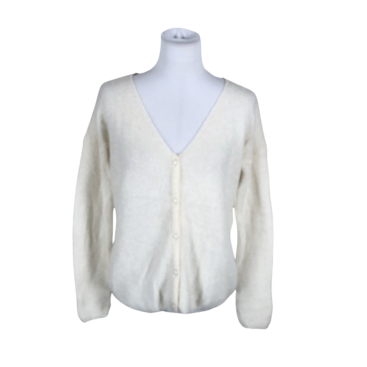 Unisex Sézane - Kardigan, suurus 38 - Valge (1)