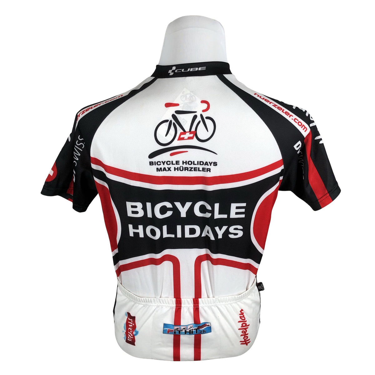 Unisex Cycle - Spordisärk, lühikesed käised, suurus L - Valge (2)