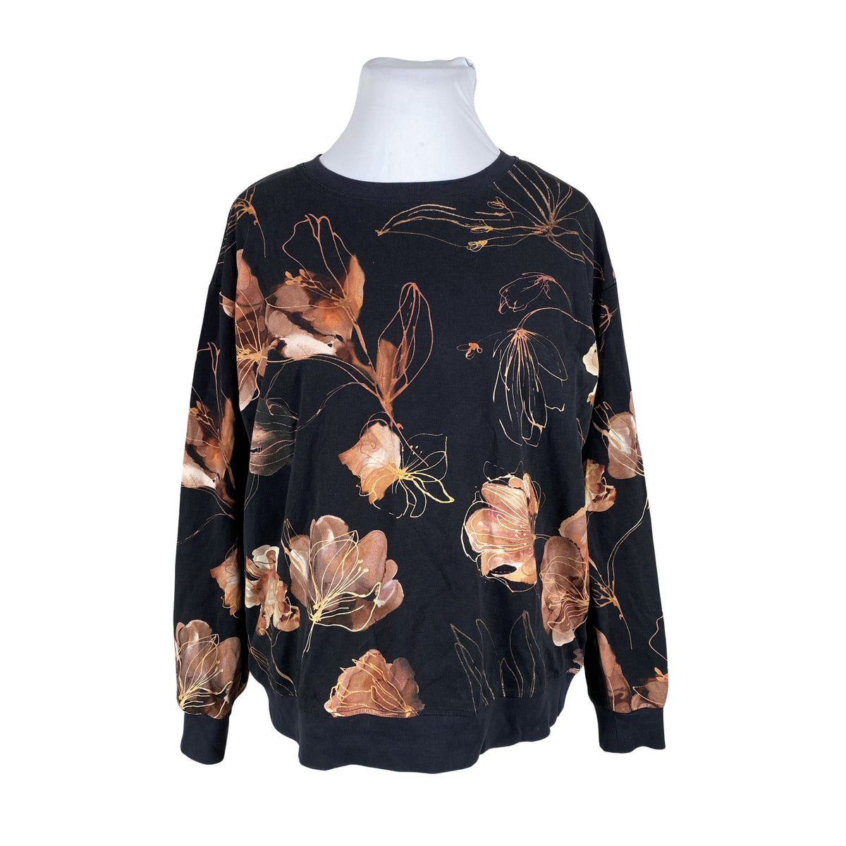 Unisex Nakoa - Trikotaažist pluus, suurus 42 - Must (1)