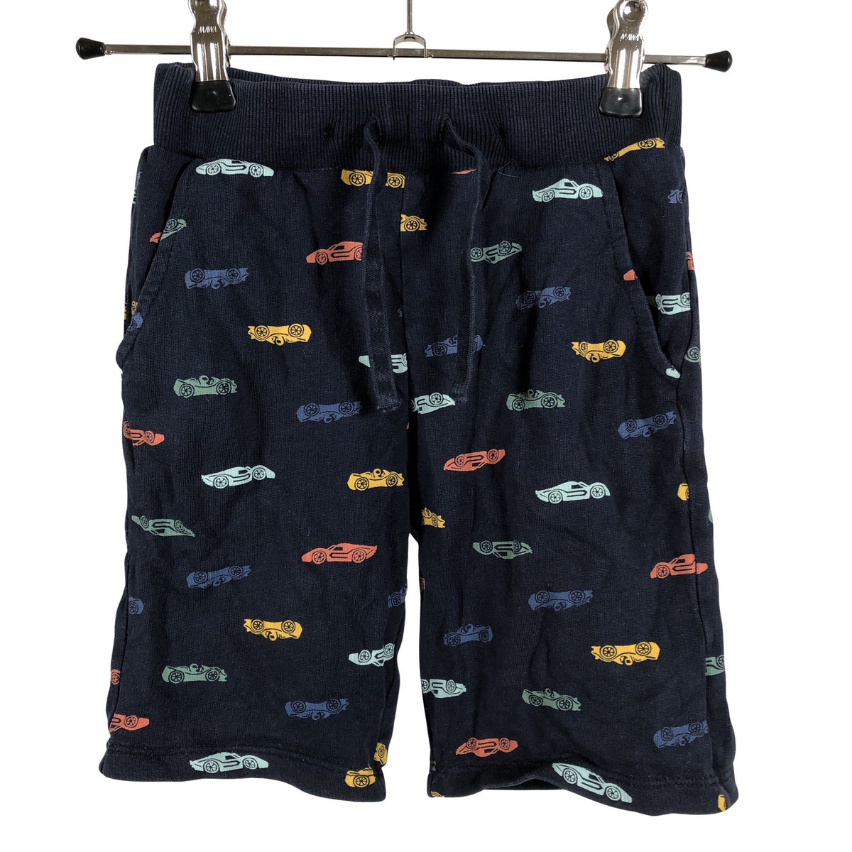 Unisex Lindex - Dressikangast lühikesed püksid, suurus 110 - 116 - Sinine (1)