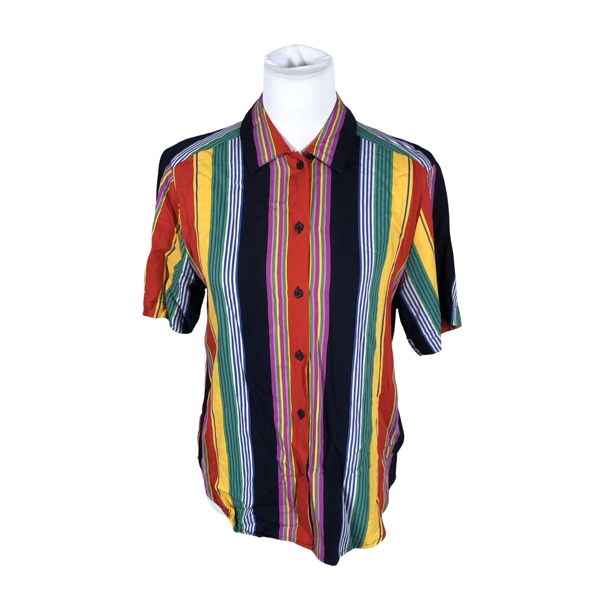 Unisex Kellermann - Lühikeste käistega pluus, suurus 36 - Sinine (1)