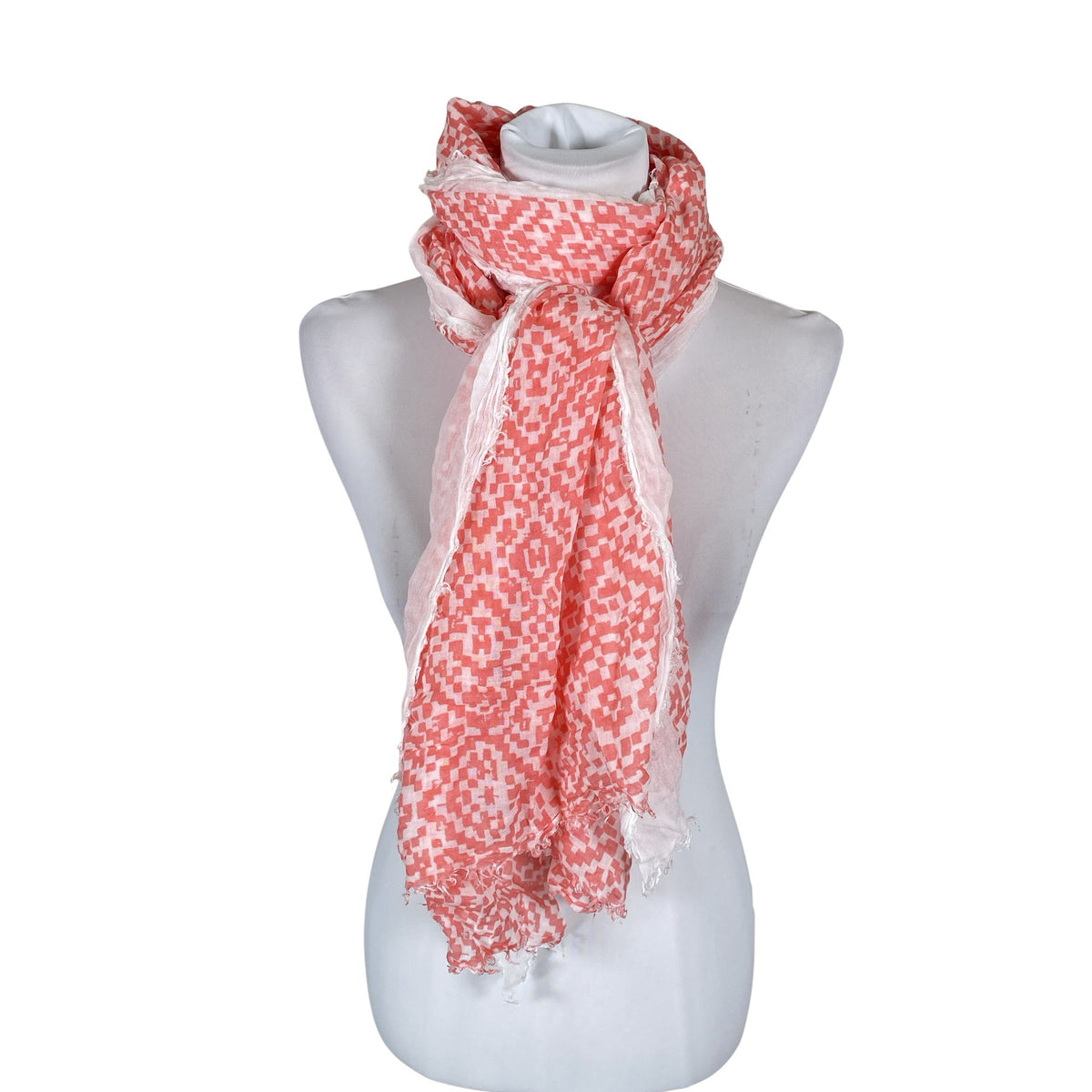 Unisex Tommy Hilfiger - Õhuke sall, suurus Maxi - Valge (1)