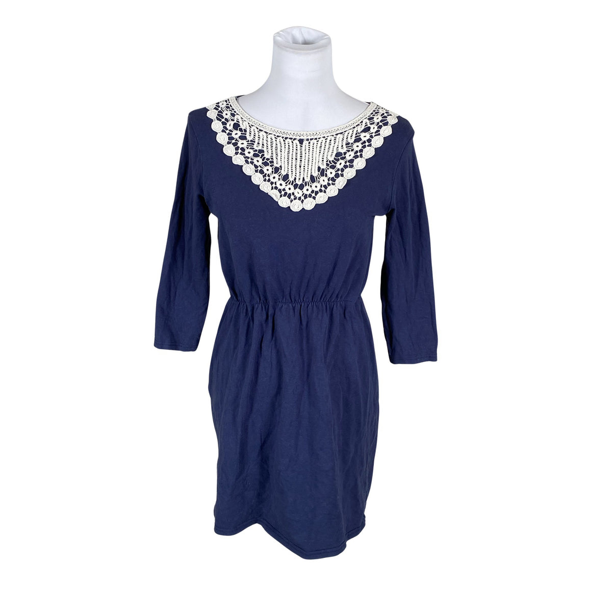 Unisex Lumoan - Trikotaažist kleit, suurus 38 - Sinine (1)