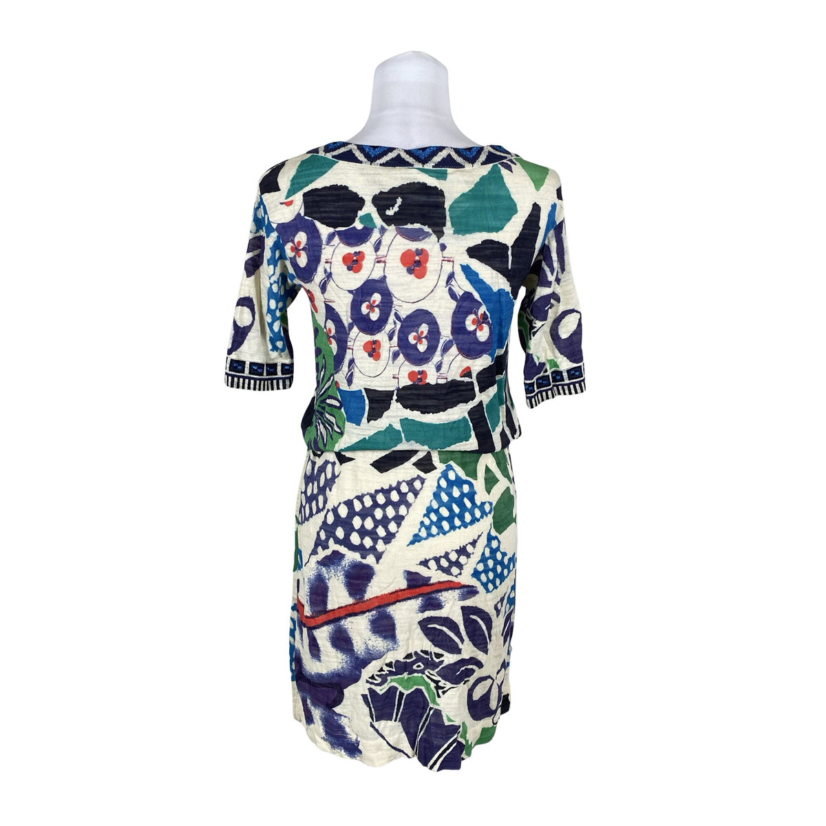 Unisex Diane von Furstenberg - Kootud kleit, suurus 38 - Looduslik valge (2)