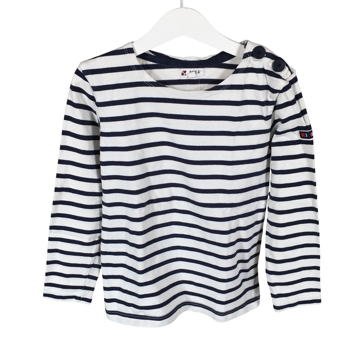 Unisex Batela - Trikotaažist pluus, suurus 110 - 116 - Valge (1)