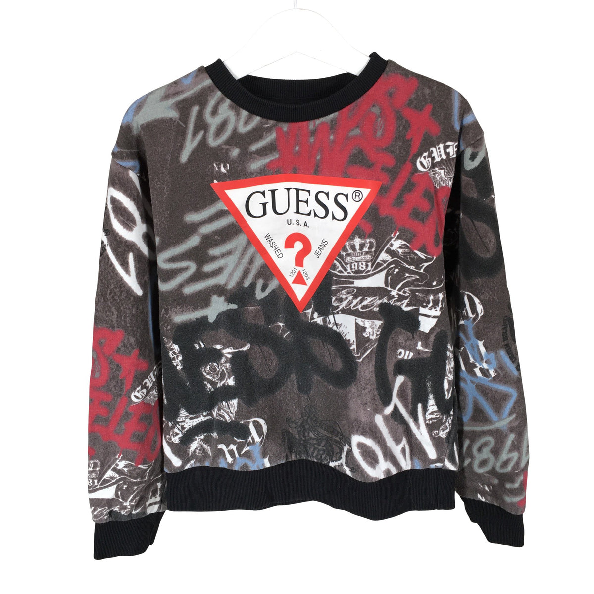 Unisex Guess - Dressikangast pluus, suurus 122 - 128 - Must (1)