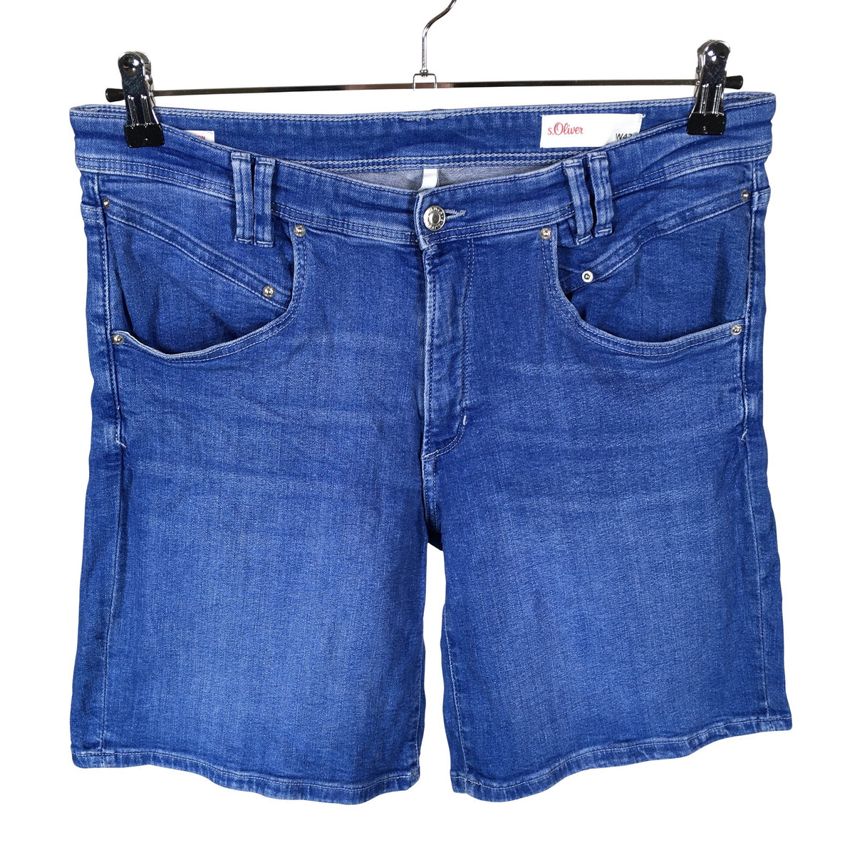 Unisex s.Oliver - Teksast lühikesed püksid, suurus 42 - Sinine (1)