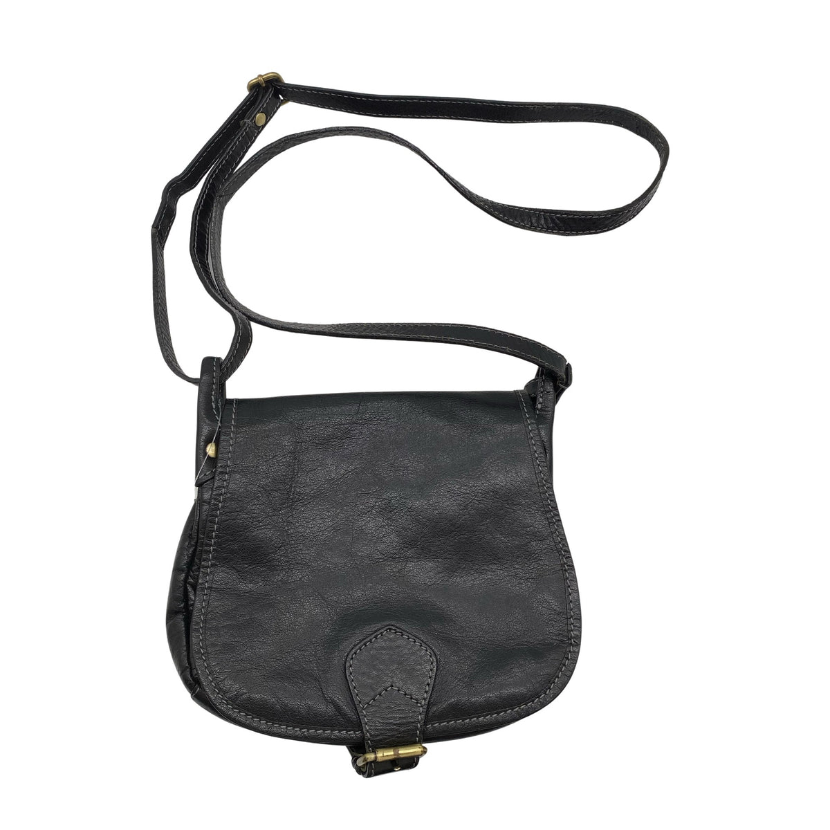 Unisex V&D - Õlakott, suurus Midi - Must (1)