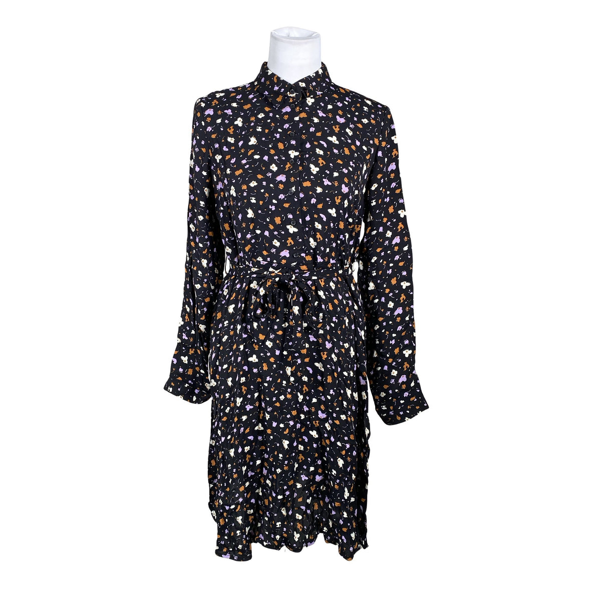Unisex Selected - Õhuke kleit, suurus 38 - Must (1)