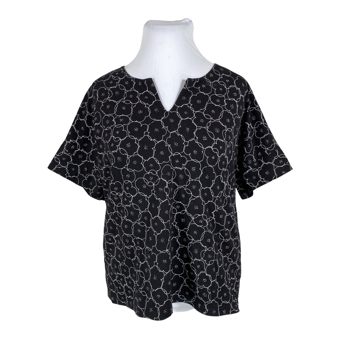 Unisex Nanso - T-särk, suurus 42 - Must (1)
