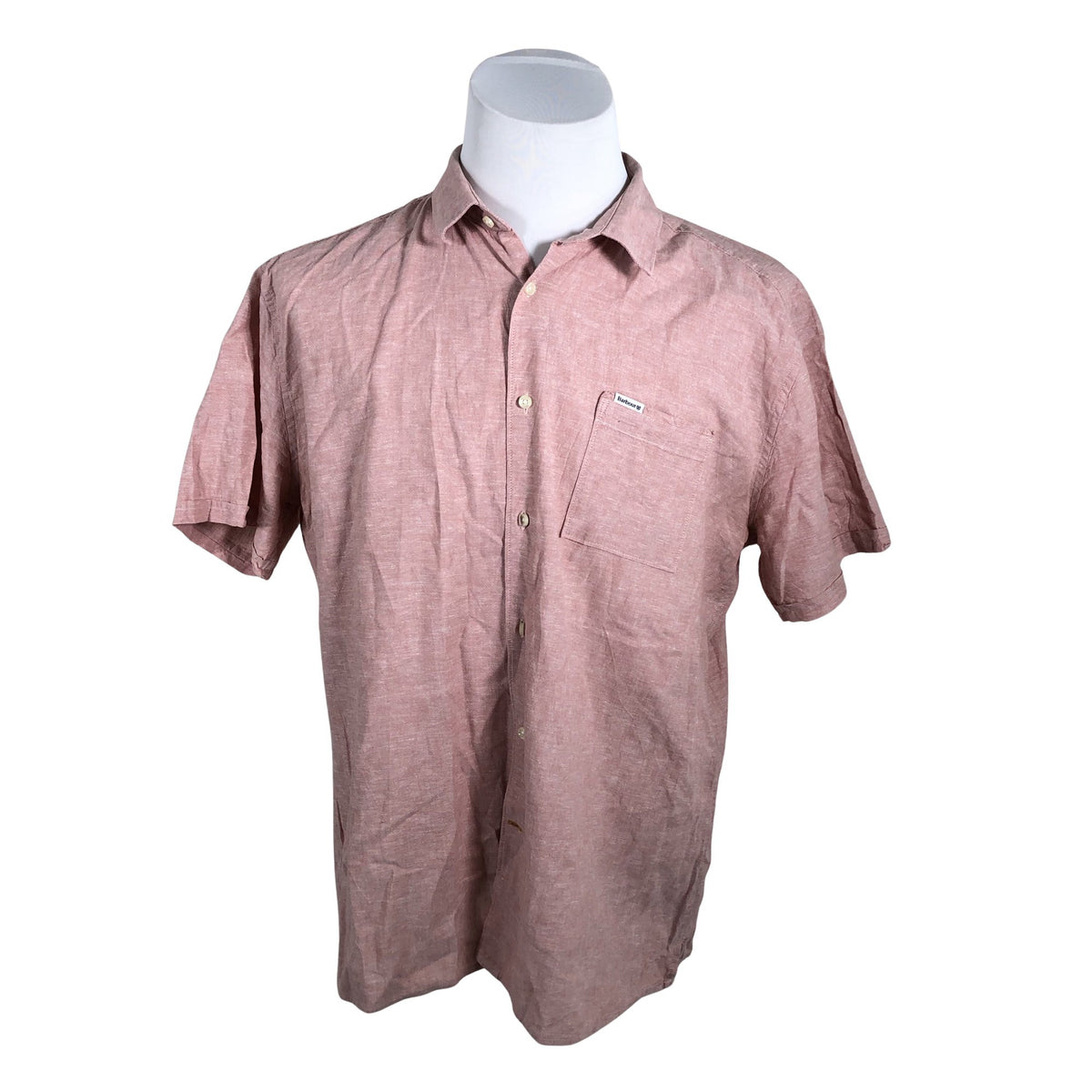 Unisex Barbour - Triiksärk, suurus XL - Heleroosa (1)