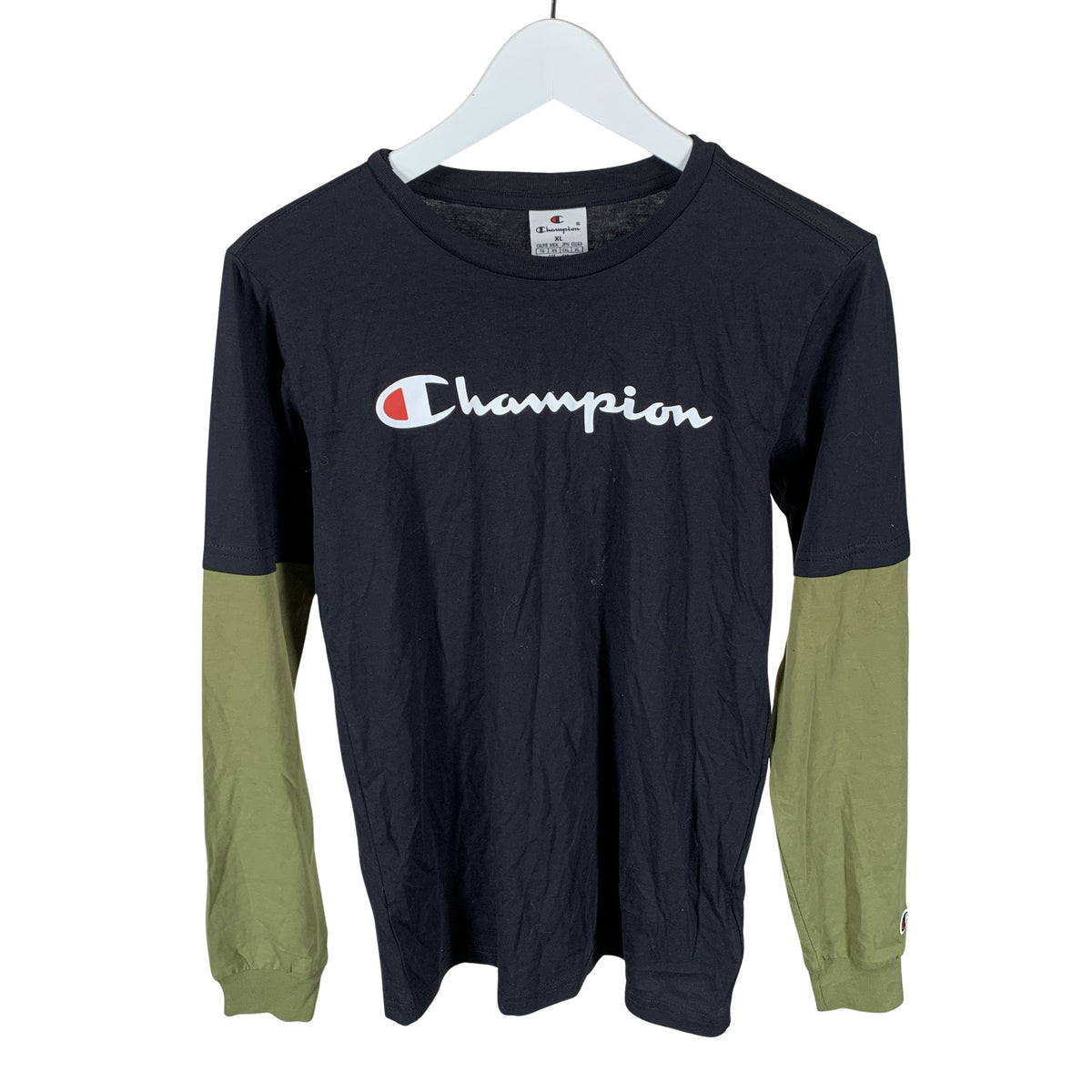 Unisex Champion - Trikotaažist pluus, suurus 158 - 164 - Must (1)