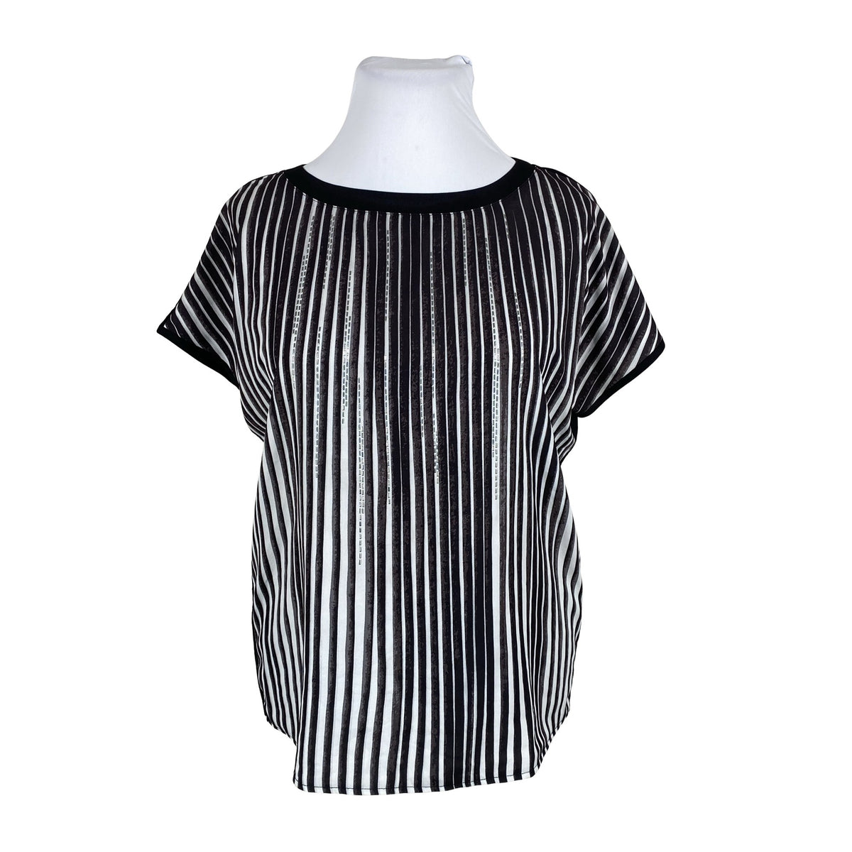 Unisex Gerry Weber - Lühikeste käistega pluus, suurus 42 - Must (1)