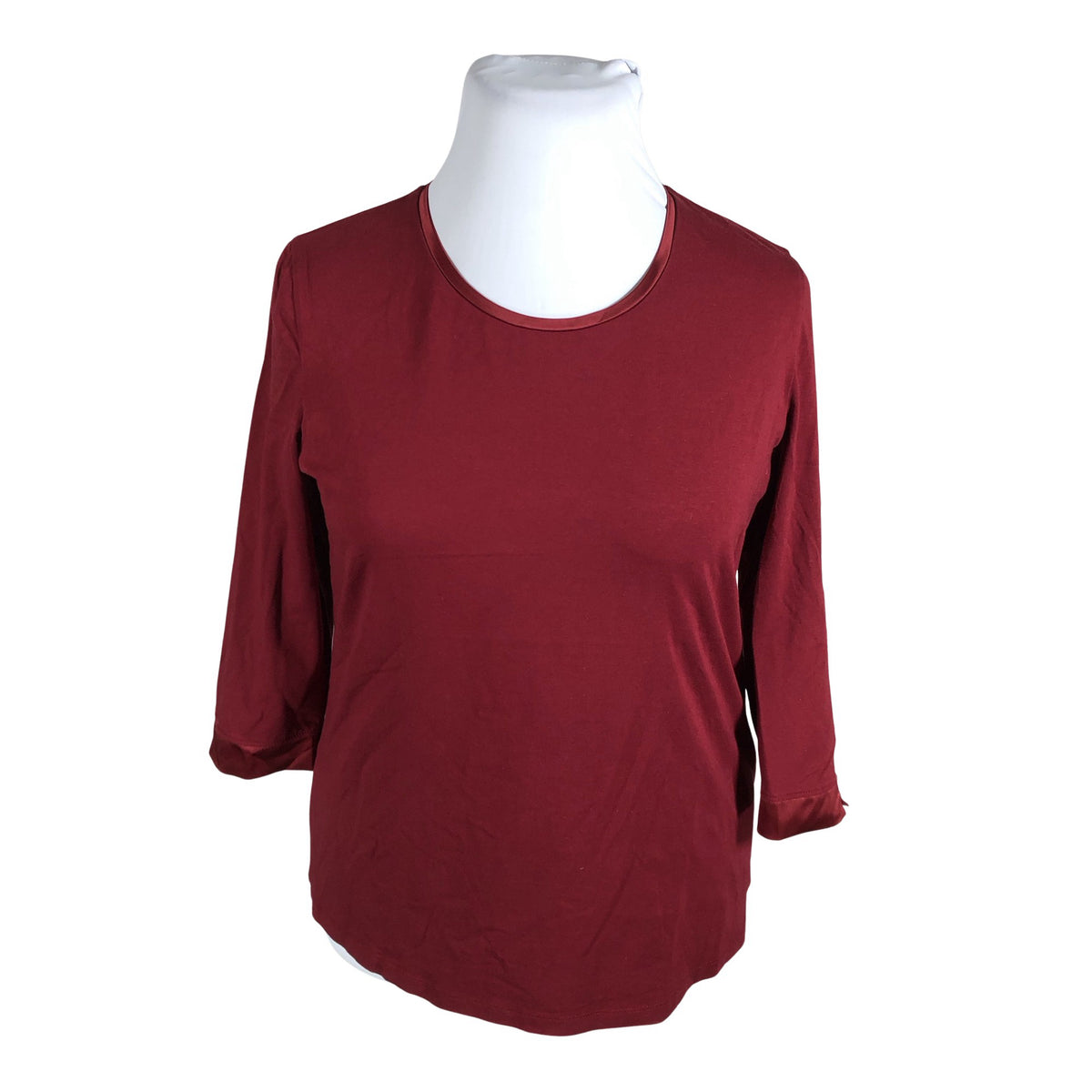 Unisex Gerry Weber - Trikotaažist pluus, suurus 42 - Veinipunane (1)