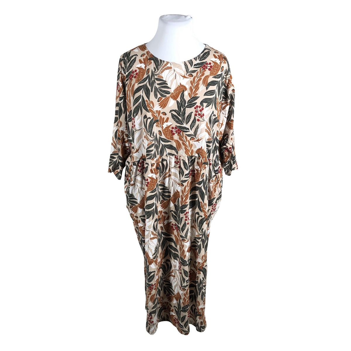 Unisex Nanso - Trikotaažist kleit, suurus 44 - Beige (1)
