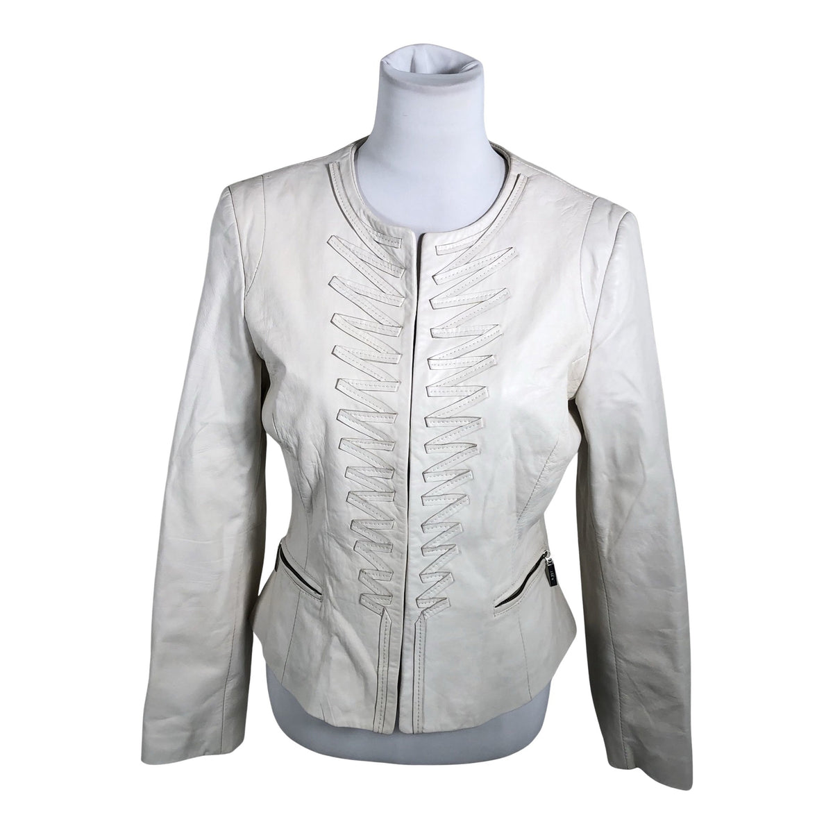 Unisex Ril's - Nahktagi, suurus 38 - Valge (1)