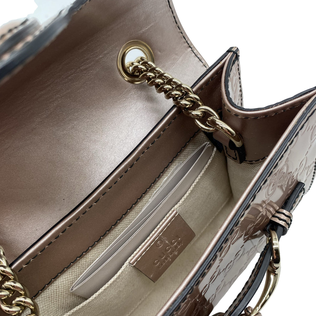 Unisex Gucci - Õlakott, suurus Mini - Pruun (3)