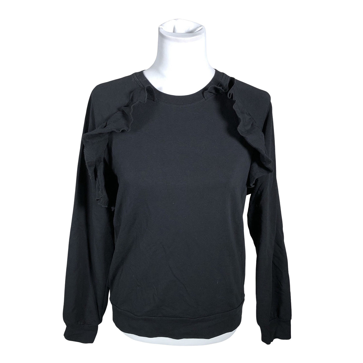 Unisex NOSH - Trikotaažist pluus, suurus 36 - Must (1)