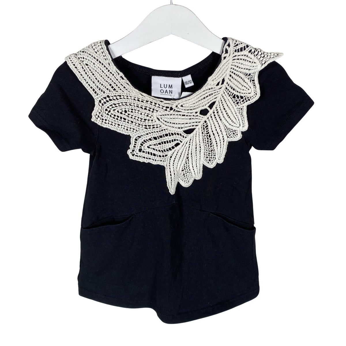Unisex Lumoan - Trikotaažist kleit, suurus 86 - 92 - Must (1)