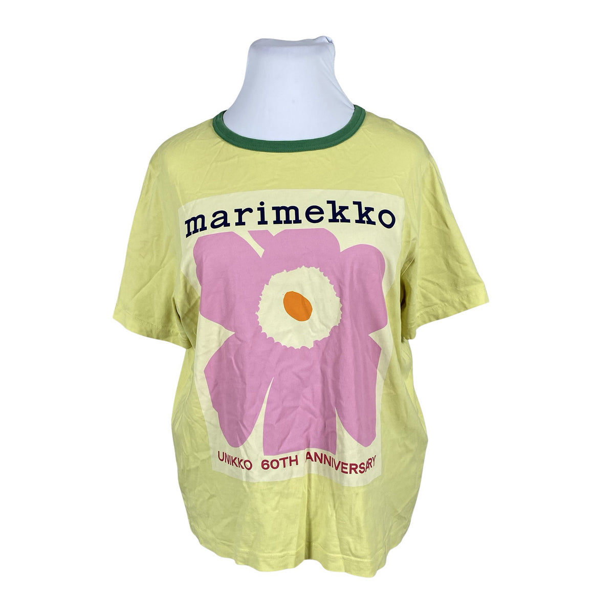 Unisex Marimekko - T-särk, suurus 42 - Kollane (1)