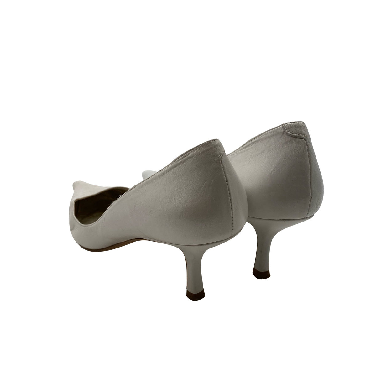 Unisex Pura López - Pidulikud kontsakingad, suurus 38 - Valge (2)