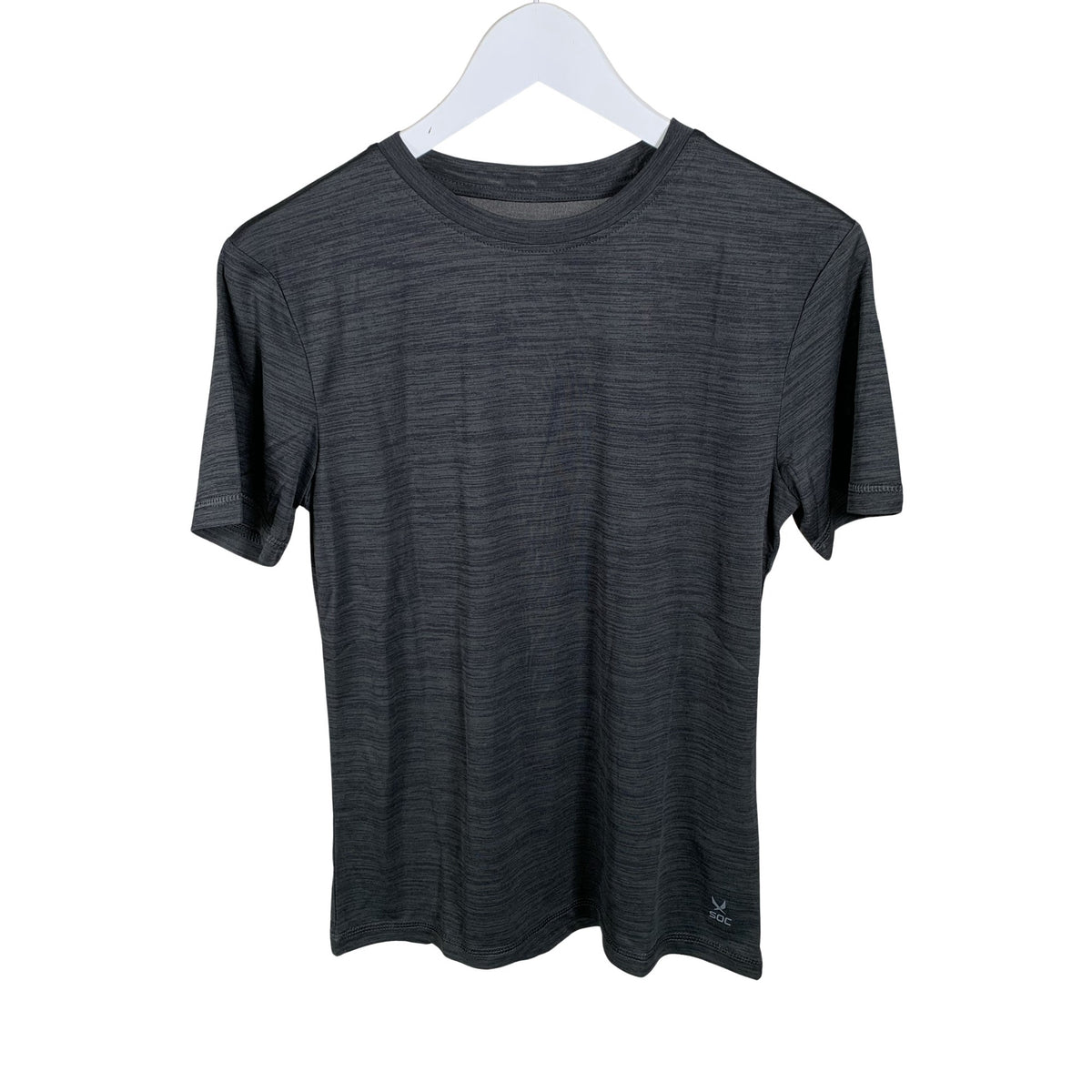 Unisex Soc - Spordisärk, lühikesed käised, suurus 158 - 164 - Must (1)