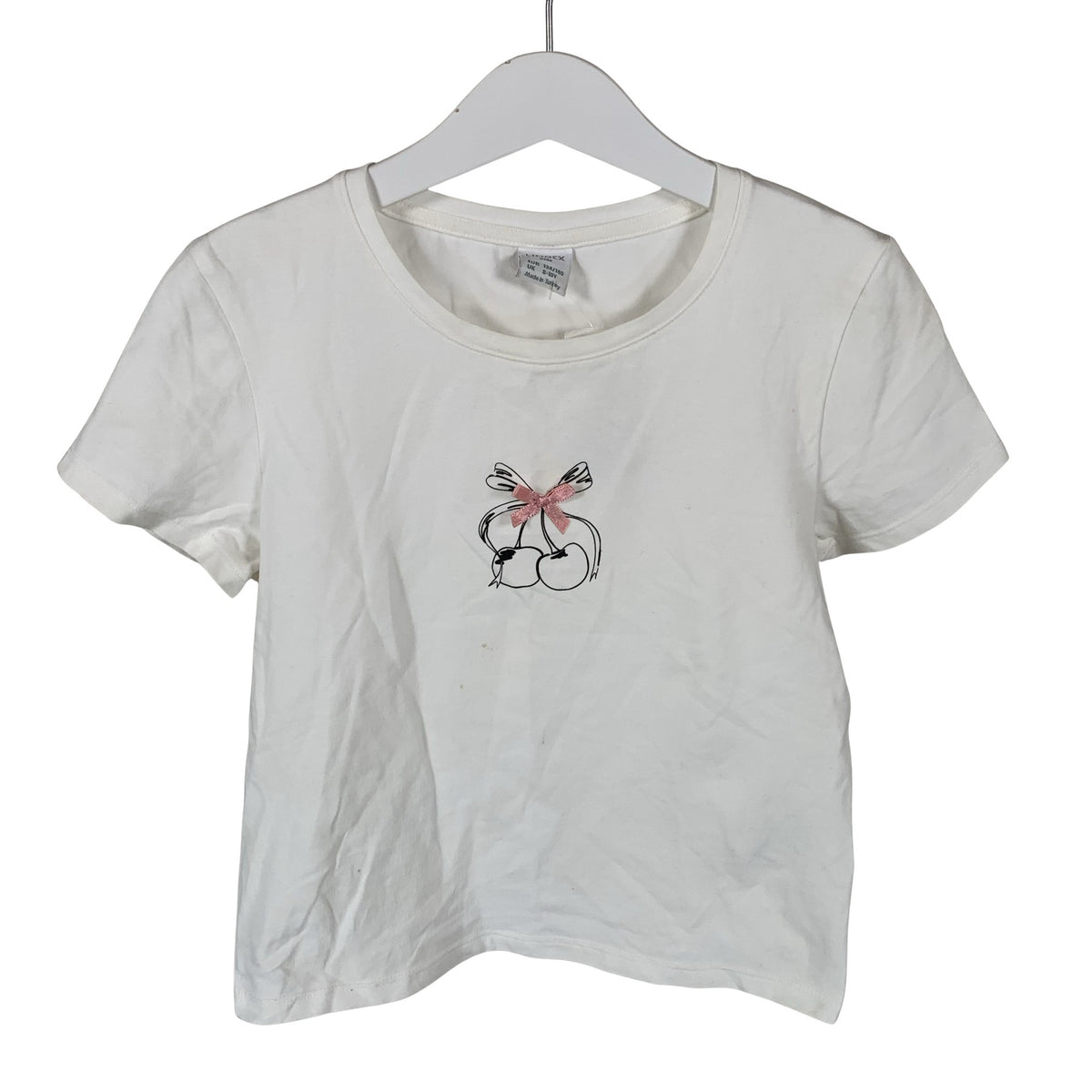 Unisex Lindex - T-särk, suurus 134 - 140 - Valge (1)