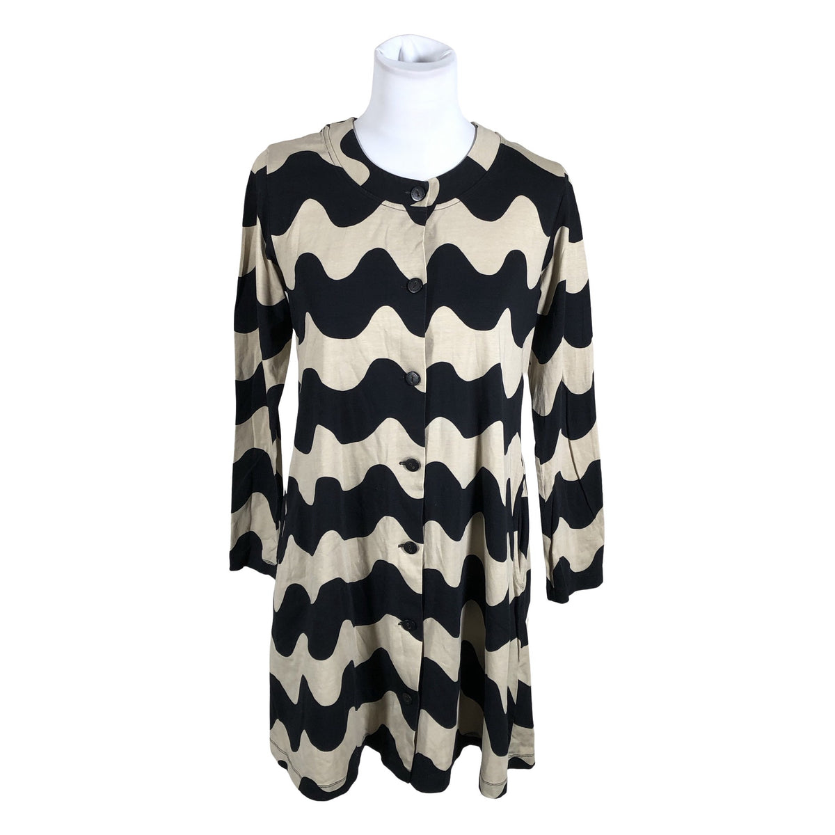 Unisex Marimekko - Trikotaažist tuunika, suurus 36 - Must (1)