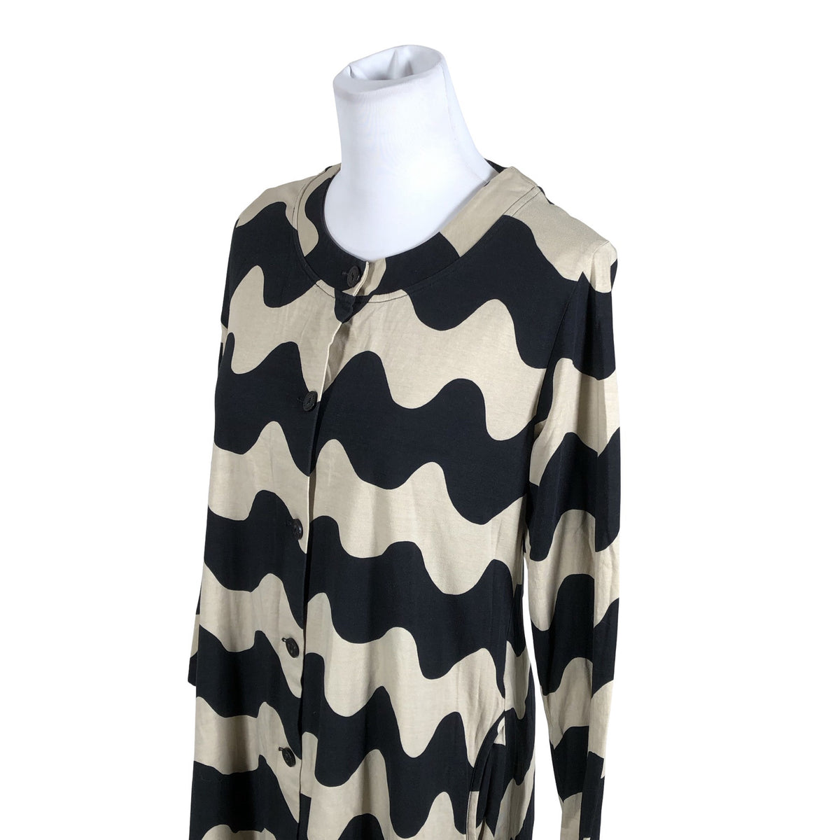 Unisex Marimekko - Trikotaažist tuunika, suurus 36 - Must (3)