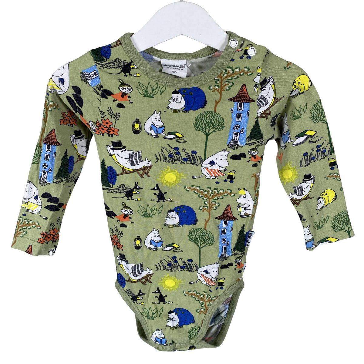 Unisex Moomin by Martinex - Bodi, suurus 74 - 80 - Roheline (1)
