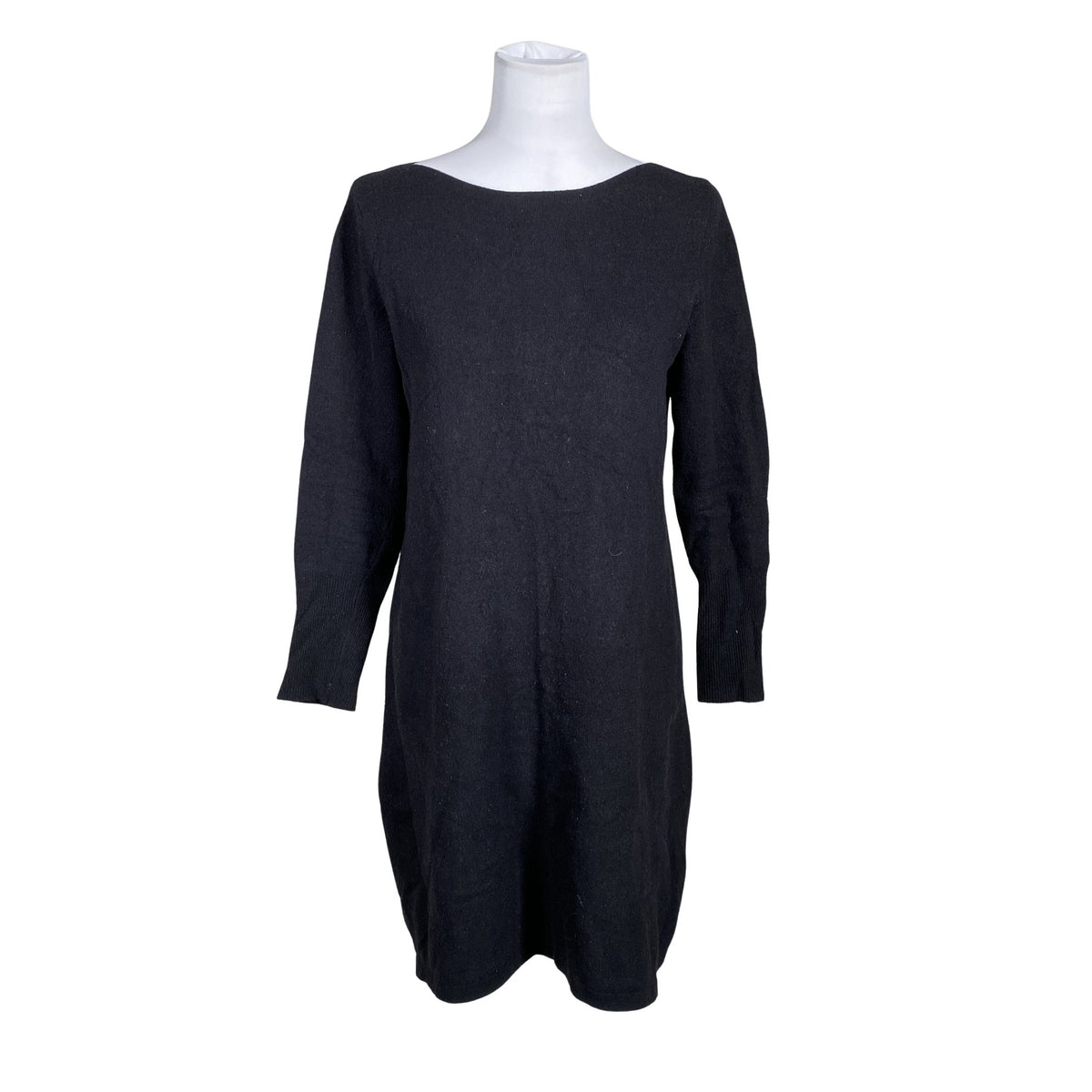 Unisex Benetton - Kootud kleit, suurus 40 - Must (1)