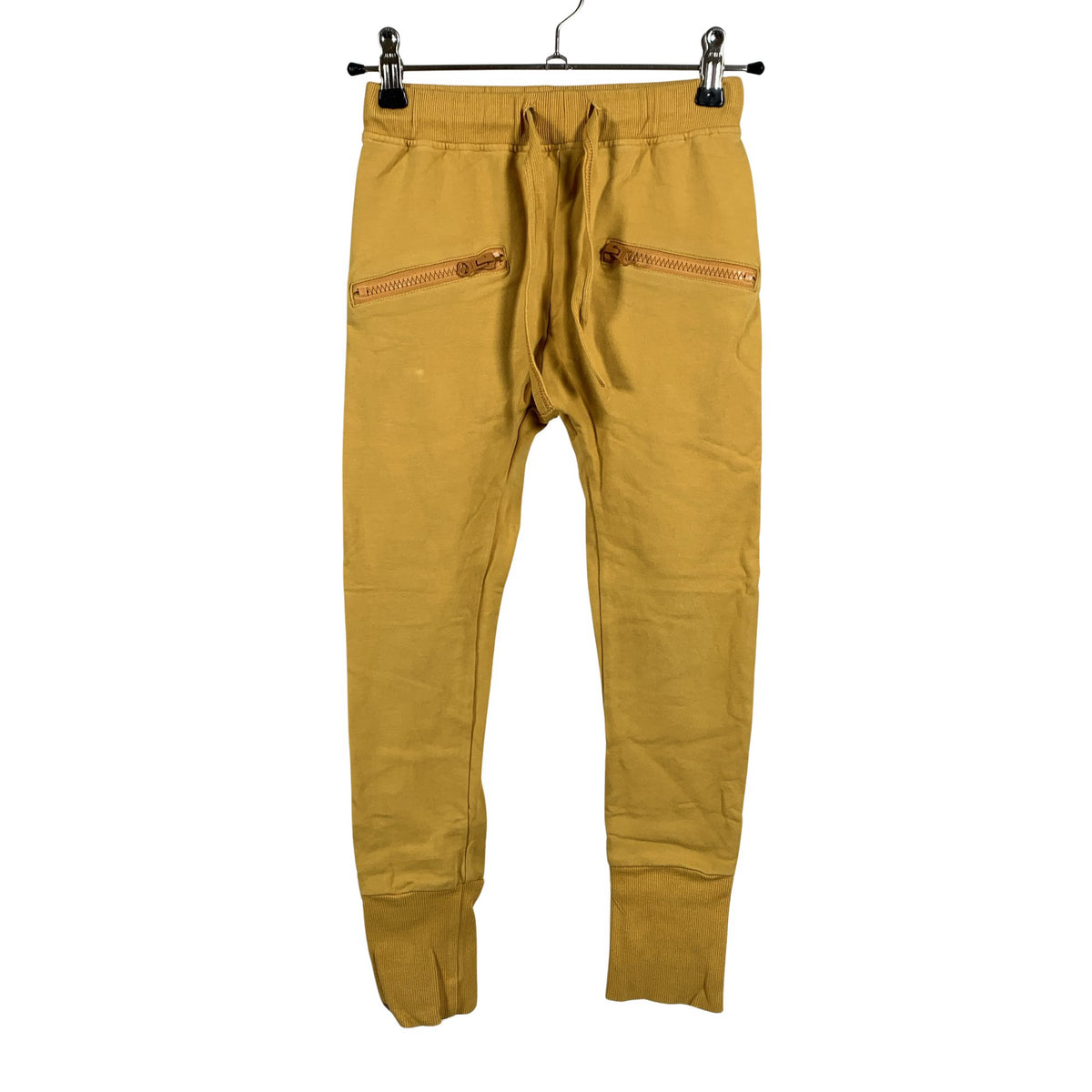 Unisex Metsola - Dressikangast püksid, suurus 116 - 122 - Kollane (1)