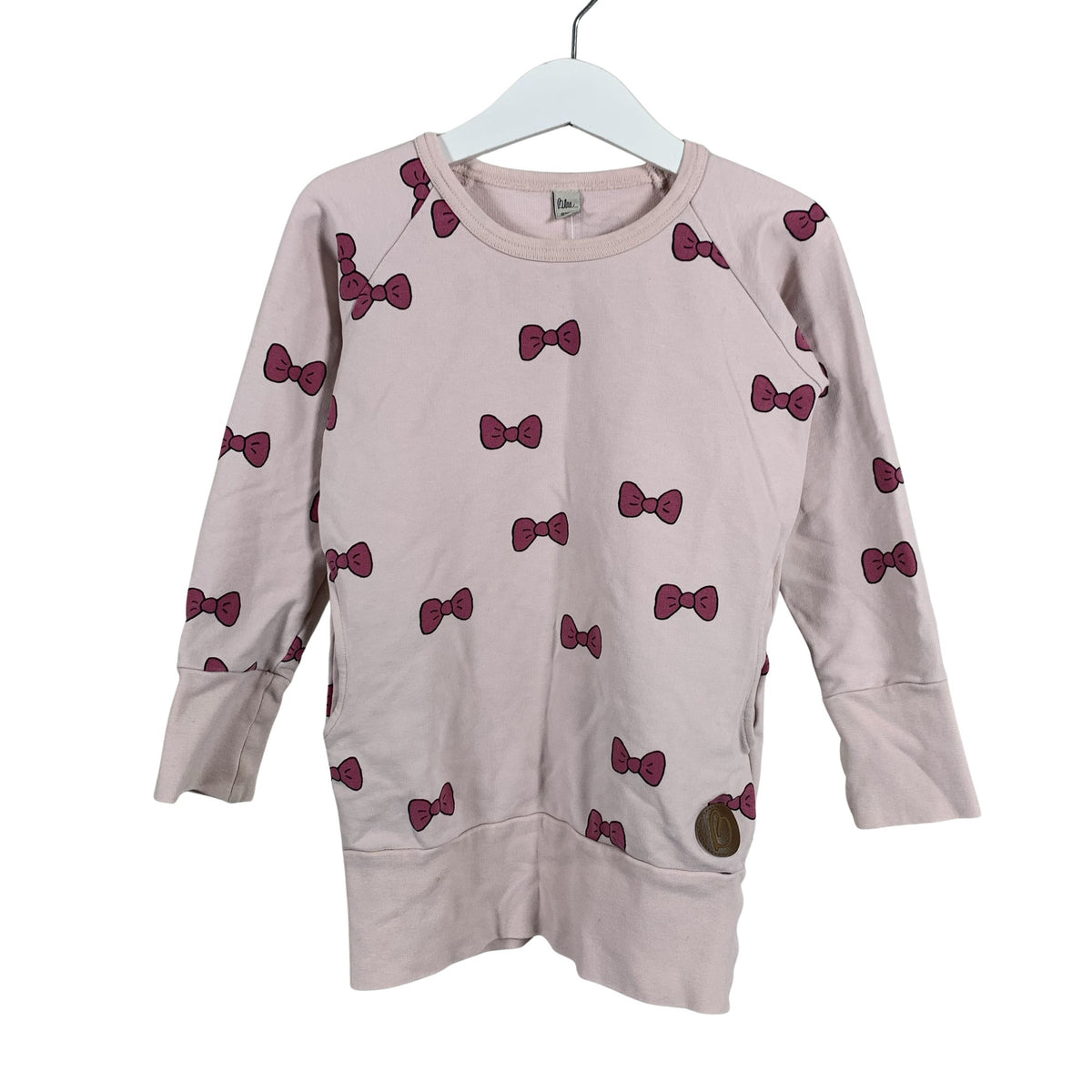 Unisex Lindex - Dressikangast pluus, suurus 110 - 116 - Heleroosa (1)