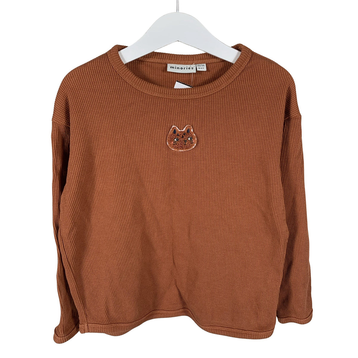 Unisex Minories - Trikotaažist pluus, suurus 110 - 116 - Pruun (1)