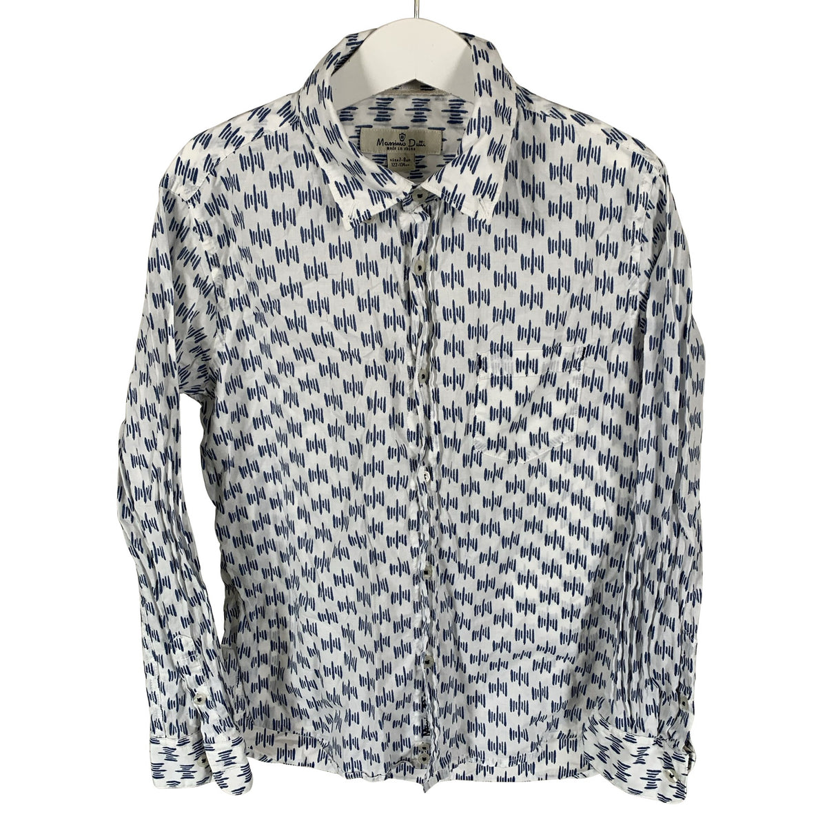 Unisex Massimo Dutti - Triiksärk, suurus 122 - 128 - Valge (1)