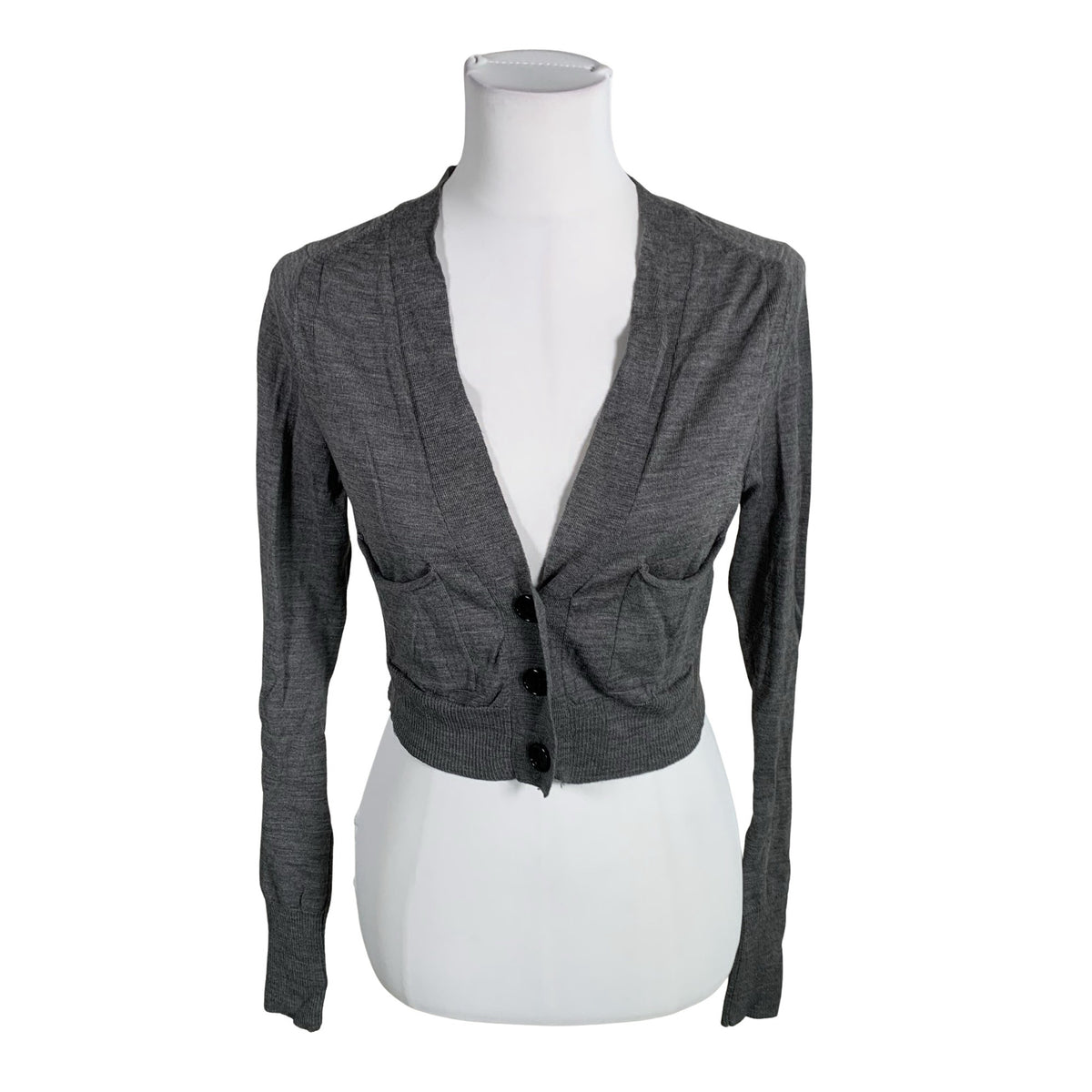 Unisex Selected - Kardigan, suurus 36 - Hall (1)