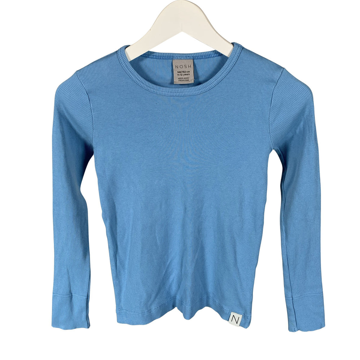 Unisex NOSH - Trikotaažist pluus, suurus 146 - 152 - Helesinine (1)