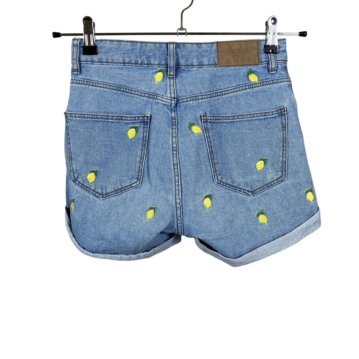 Unisex Calliope - Teksast lühikesed püksid, suurus 34 - Helesinine (2)