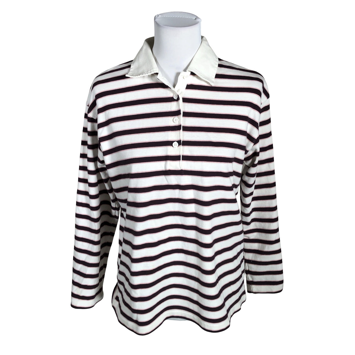 Unisex Lindex - Trikotaažist pluus, suurus 36 - Veinipunane (1)