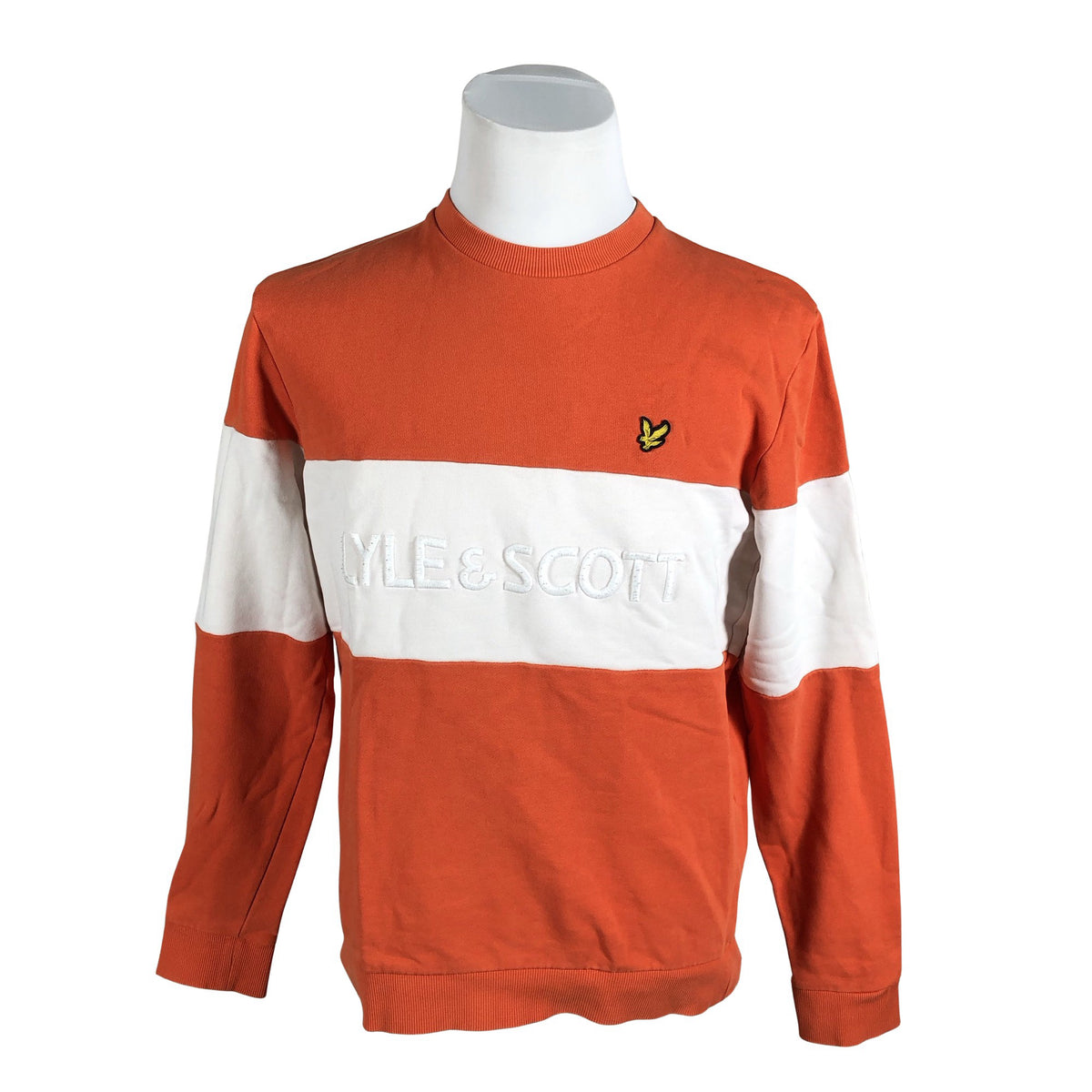 Unisex Lyle&Scott - Dressikangast pluus, suurus M - Oranž (1)